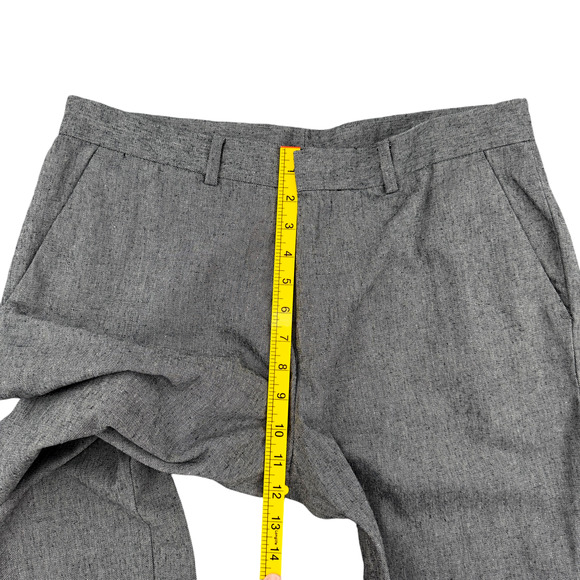 ASOS Gray Dress Pants With Belt Loops Side Pockets Cotton Mens Size 34W 30L - Picture 8 of 9